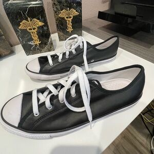 Never Been Worn Leather Converse Women's Athletic Shoes